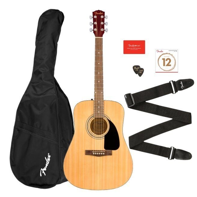 AKUSTİK GİTAR FENDER FA-115 DREADNOUGHT PACK WN