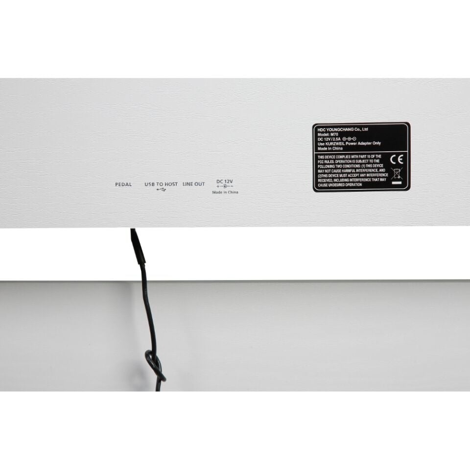 ELEKTRO PİYANO KURZWEIL M70 WH BEYAZ