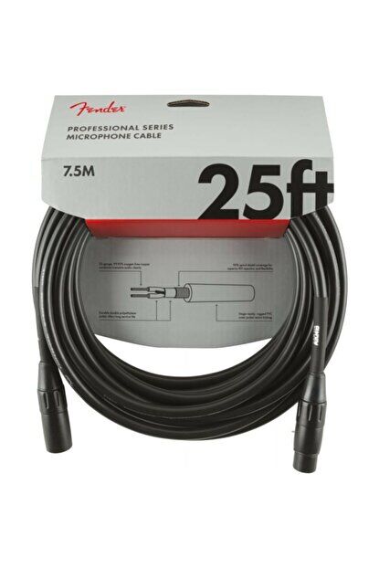 MİKROFON KABLOSU FENDER 7 METRE 25'