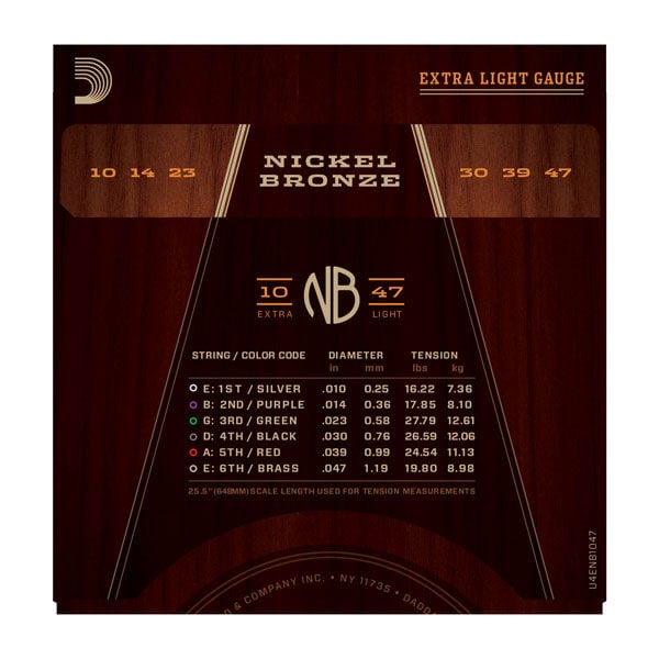 DADDARIO AKUSTİK GİTAR TELİ NB1047