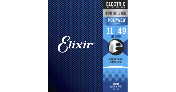 ELEKTRO GİTAR TELİ ELIXIR 011-049 POLYWEB