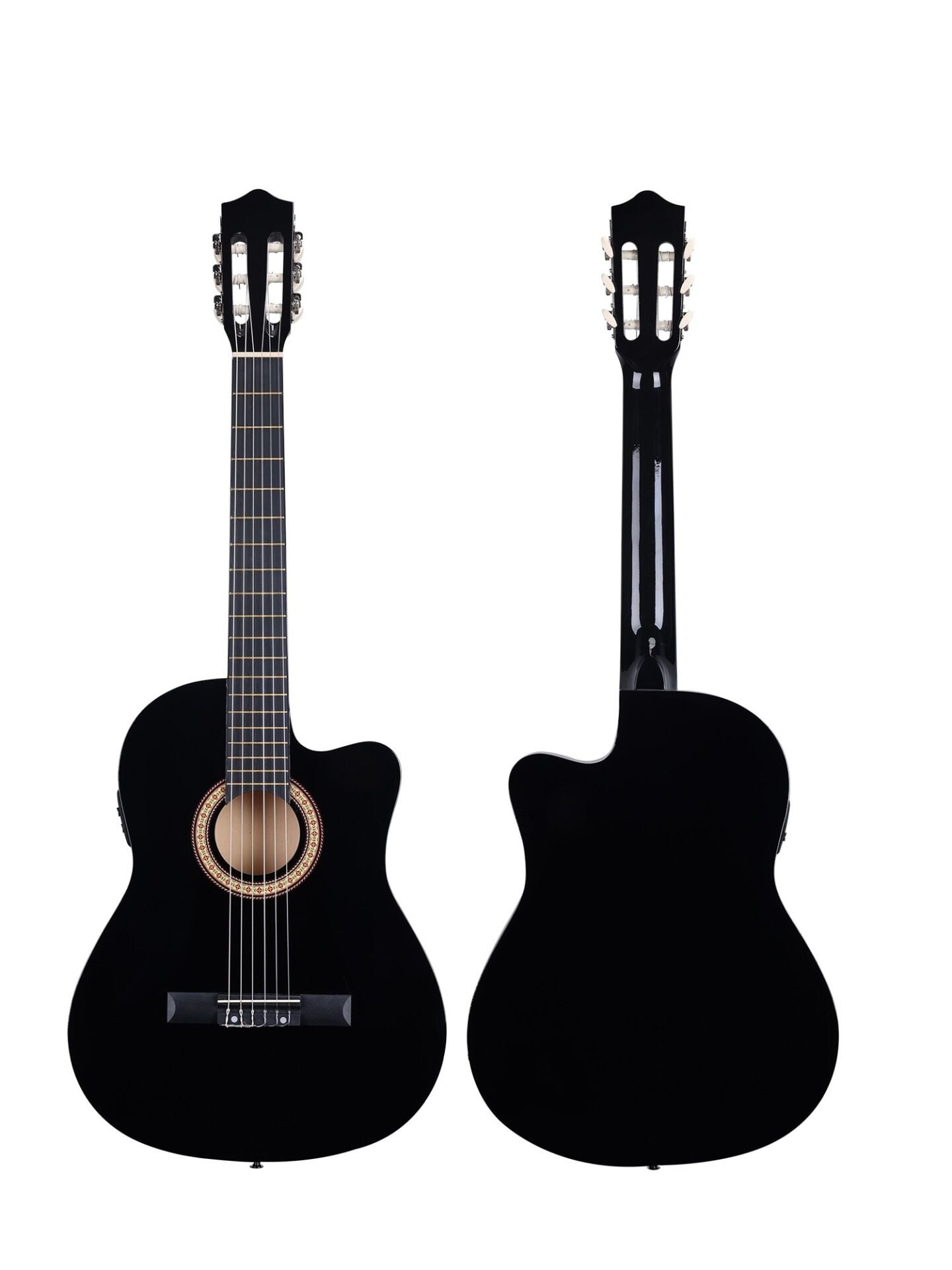 KLASİK GİTAR PICALDI CUTAWAY SİYAH RENK 39''