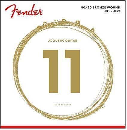 FENDER AKUSTİK GİTAR TELİ 80/20 PHOSPHOR BRONZE 70CL 11-50