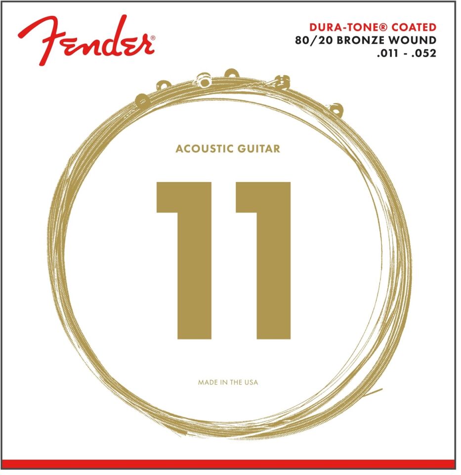 FENDER AKUSTİK GİTAR TELİ DURA-TONE COATED 880CL 11-52