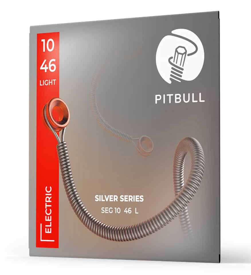 ELEKTRO GİTAR TELİ PITBULL NEW SILVER 9-42