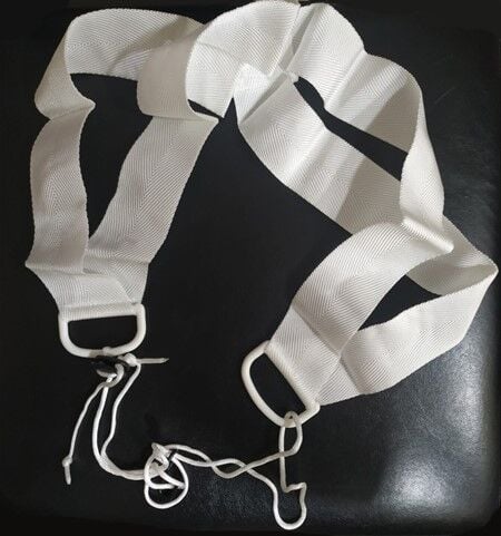 FAGOT ASKISI KOLBL BEL L BEYAZ HARNESS