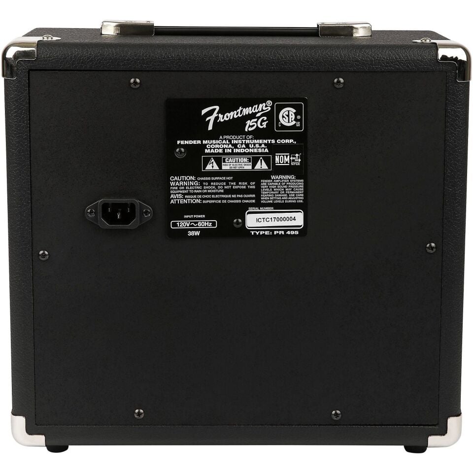 FENDER ELEKTRO GİTAR AMFİSİ FRONTMAN 15G SİYAH