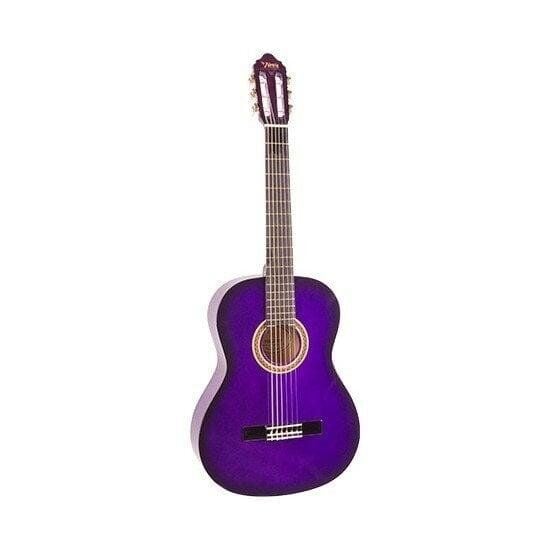 KLASİK GİTAR VALENCIA VC104 39'' PURPLE  SAP ÇELİKLİ