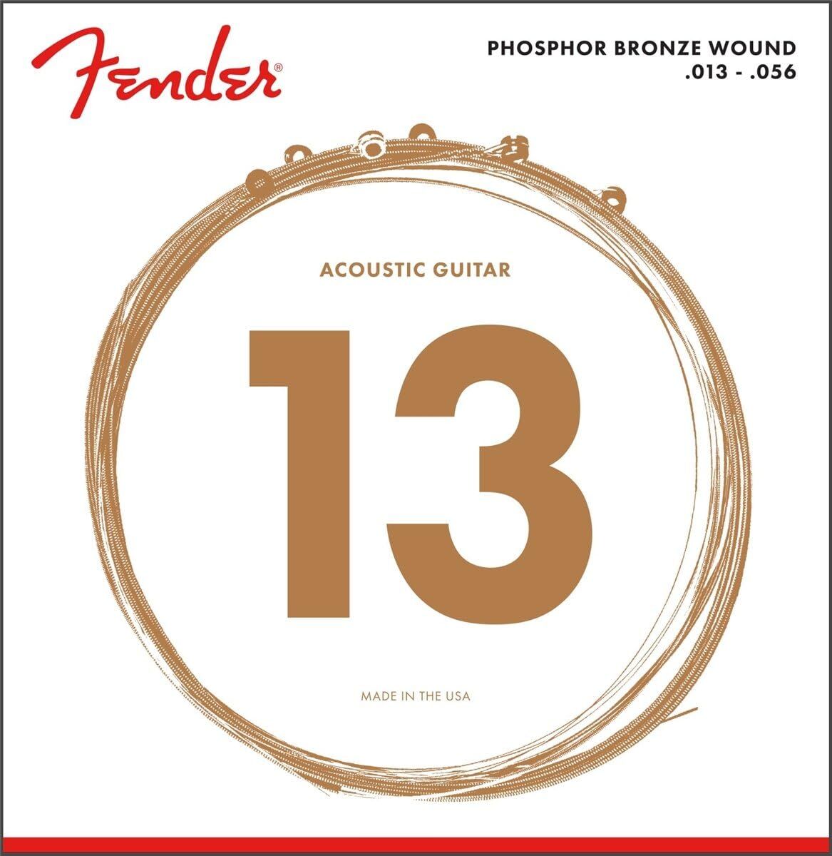 FENDER AKUSTİK GİTAR TELİ PHOSPHOR BRONZE 60M 13-56