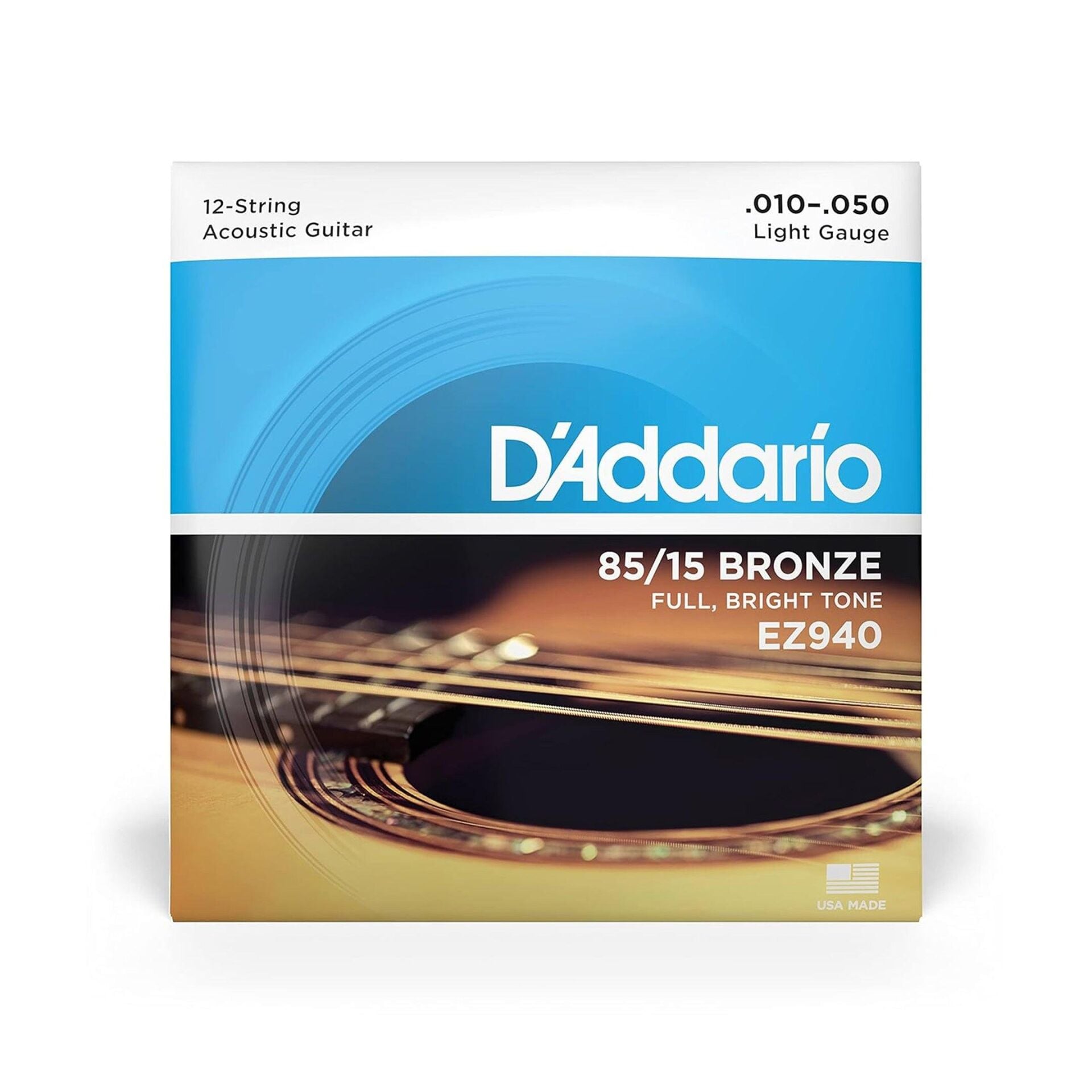 AKUSTİK GİTAR TELİ DADDARIO 12 TELLİ