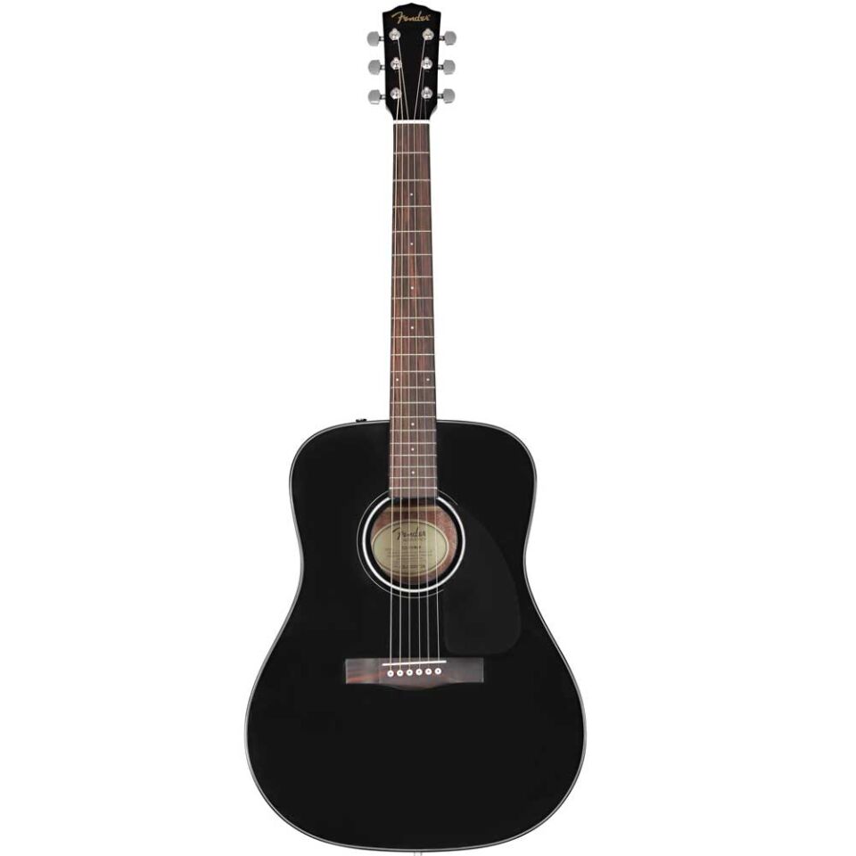 AKUSTİK GİTAR FENDER V3 DS CD-60 WN BLK
