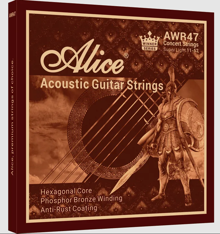 AKUSTİK GİTAR TELİ ALICE SUPER LIGHT AWR47-SL