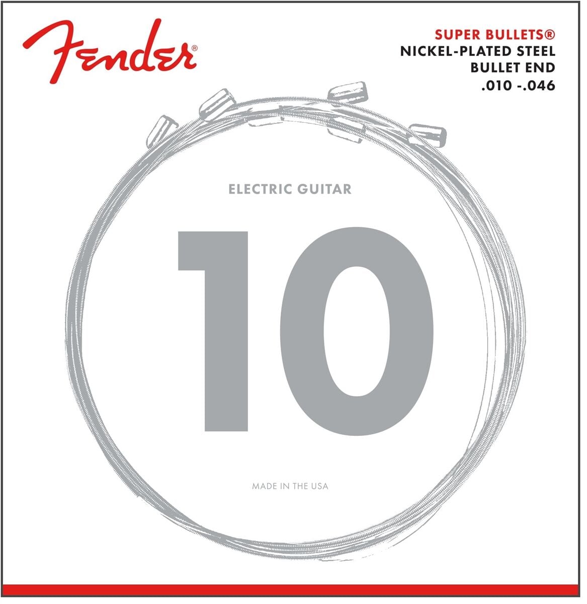 FENDER ELEKTRO GİTAR TELİ SUPER BULLETS 3250R 10-46