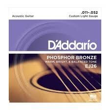 AKUSTİK GİTAR TELİ DADDARIO CUSTOM LIGHT 0,011