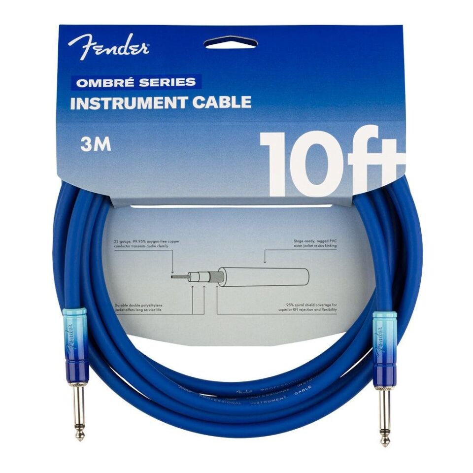 ENSTRÜMAN KABLOSU FENDER 3 METRE 10 OMBRE BLB