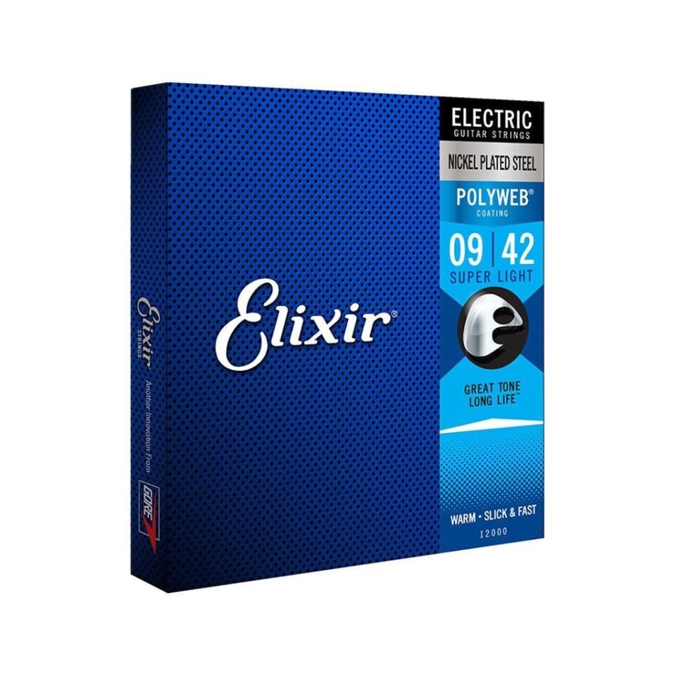 ELEKTRO GİTAR TELİ ELIXIR 09-42 POLYWEB