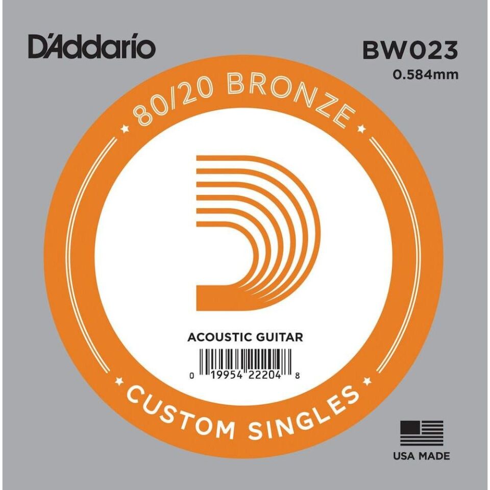 AKUSTİK GİTAR TELİ DADDARIO TEK G 80/20 BRONZ
