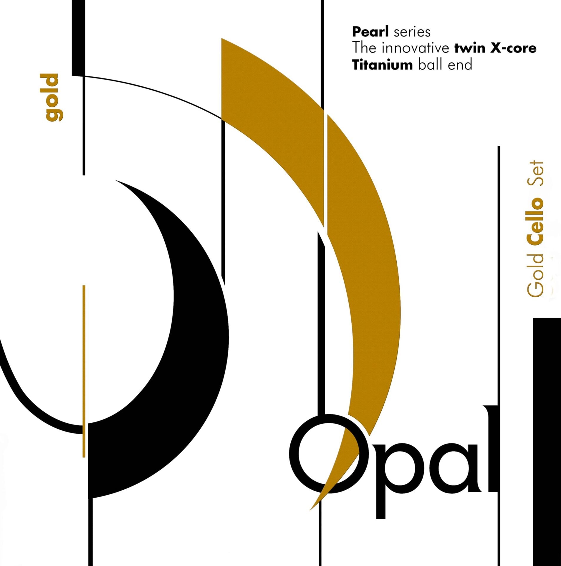FOR-TUNE OPAL GOLD MEDIUM SET ÇELLO TELİ