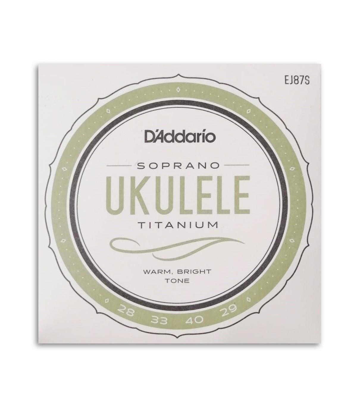 UKULELE TELİ DADDARIO SET SOPRANO TİTANYUM