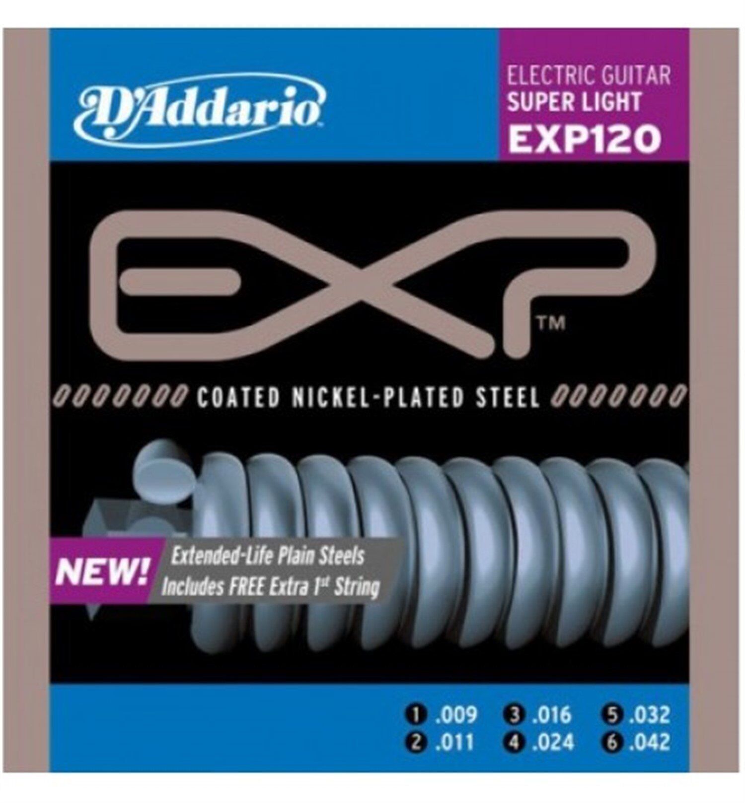 ELEKTRO GİTAR TELİ DADDARIO EXP 0,09