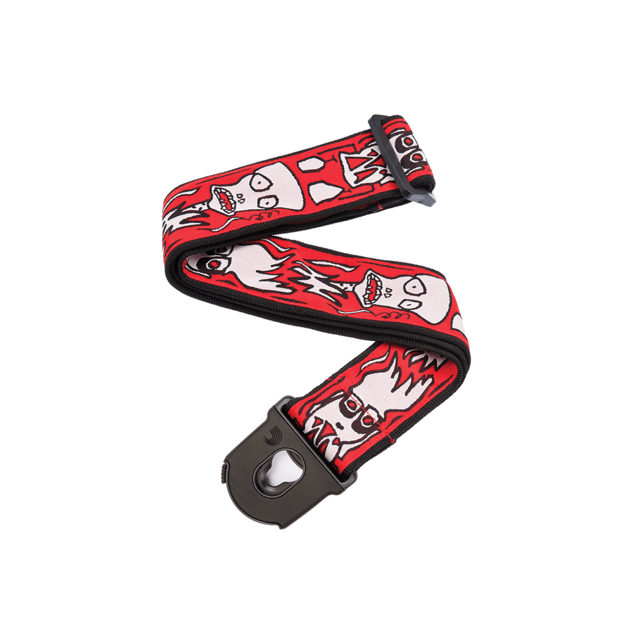 GİTAR ASKISI 50MM LOCK-JS UP IN FLAMES