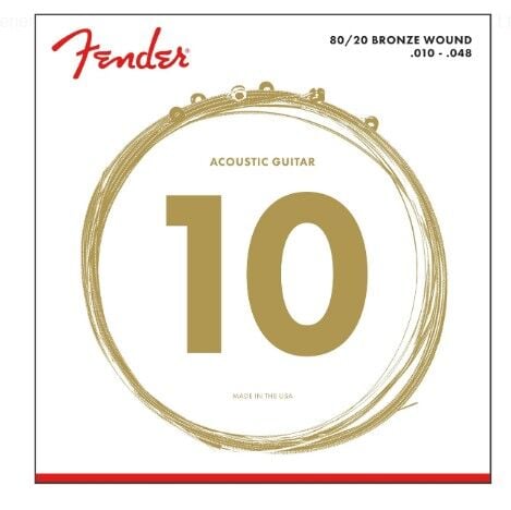 FENDER AKUSTİK GİTAR TELİ 80/20 PHOSPHOR BRONZE 70XL 10-48