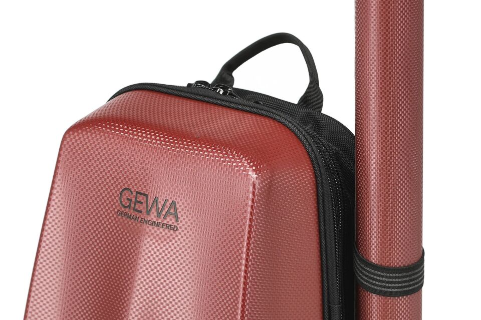 KEMAN KUTUSU GEWA SPACE RED 4/4-3/4 POLLYCARBON 2.7 KG