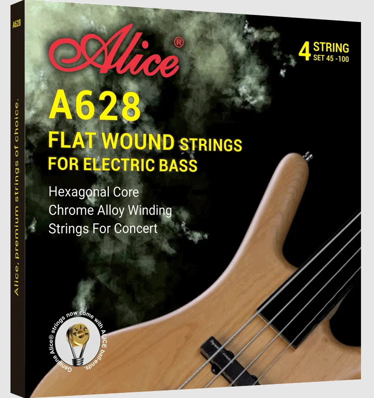 BAS GİTAR TELİ ALICE MEDIUM 4 TELLİ A628(4)-M