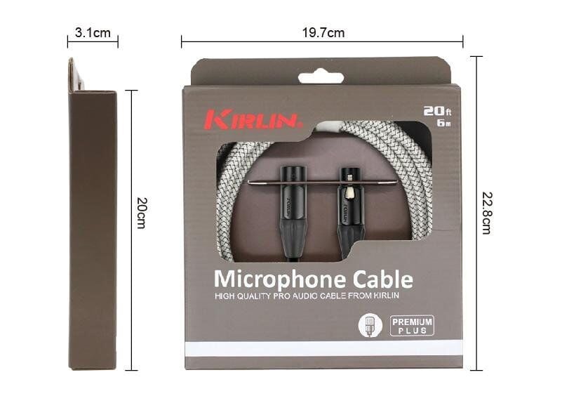 MİKROFON KABLOSU KIRLIN 6M MWB-220 WT