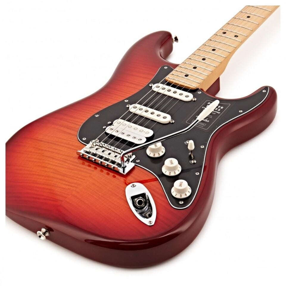 FENDER  PLAYER STRATOCASTER ELEKTRO GİTAR HSS PLUS TOP AGED CHERRY BURST