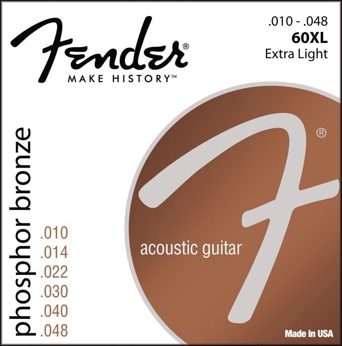 FENDER AKUSTİK GİTAR TELİ PHOSPHOR BRONZE 60XL 10-48