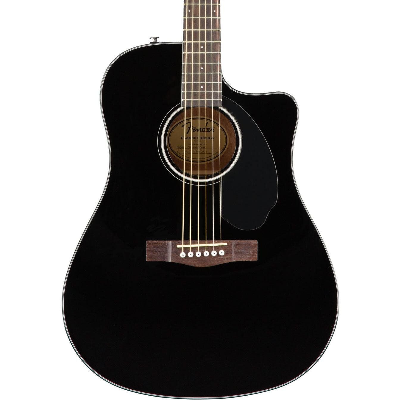 ELEKTRO AKUSTİK GİTAR FENDER CD-60SCE BLK