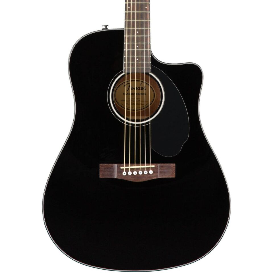ELEKTRO AKUSTİK GİTAR FENDER CD-60SCE BLK