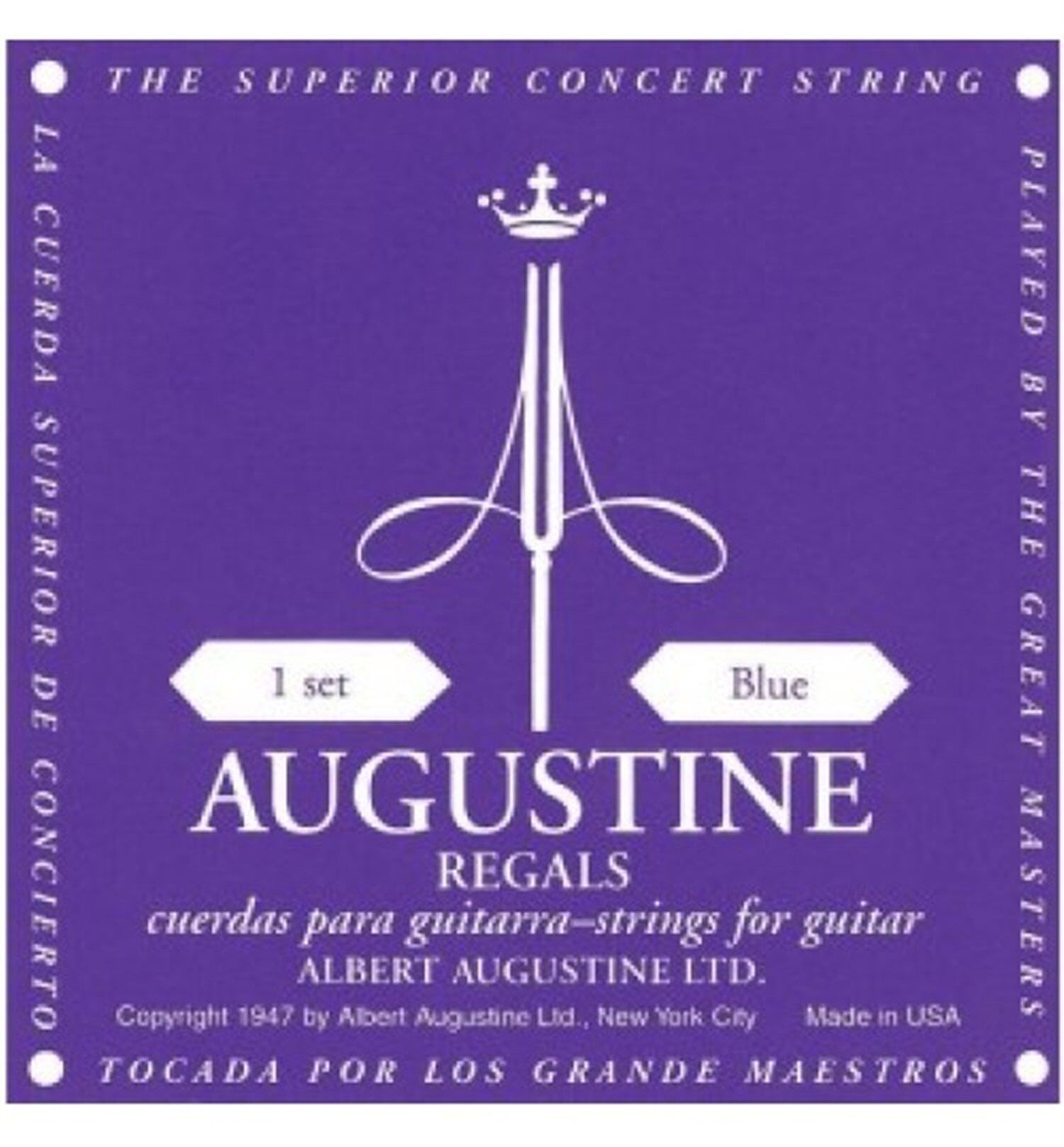 KLASİK GİTAR TELİ AUGUSTINE REGALS BLUE SET GEWA