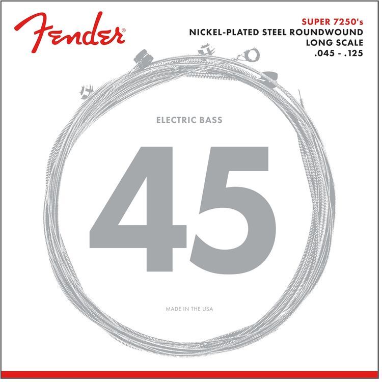FENDER BASS GİTAR TELİ 7250-5M NPS 45-125