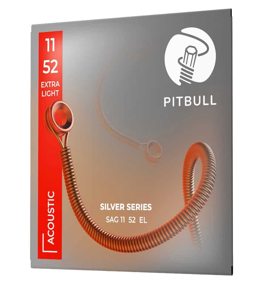 AKUSTİK GİTAR TELİ PITBULL SILVER EXTRA LIGHT