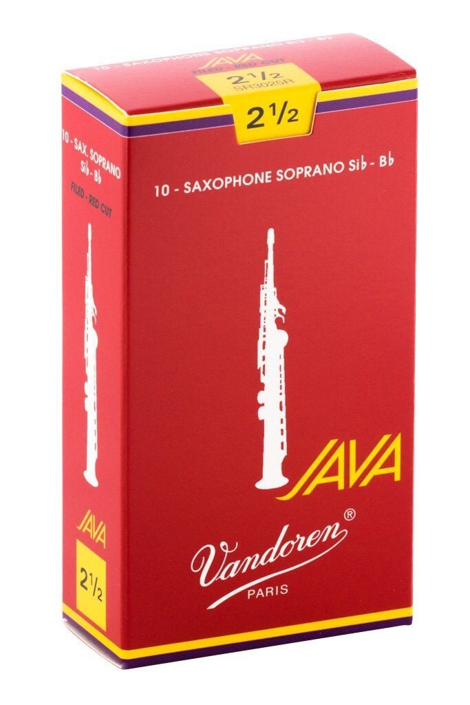 VANDOREN SOPRANO SAKSAFON KAMIŞI KIRMIZI JAVA 2,5 NUMARA