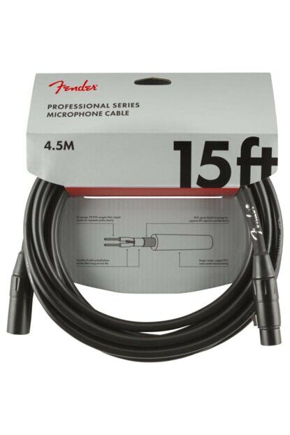 MİKROFON KABLOSU FENDER 4,5 METRE 15'