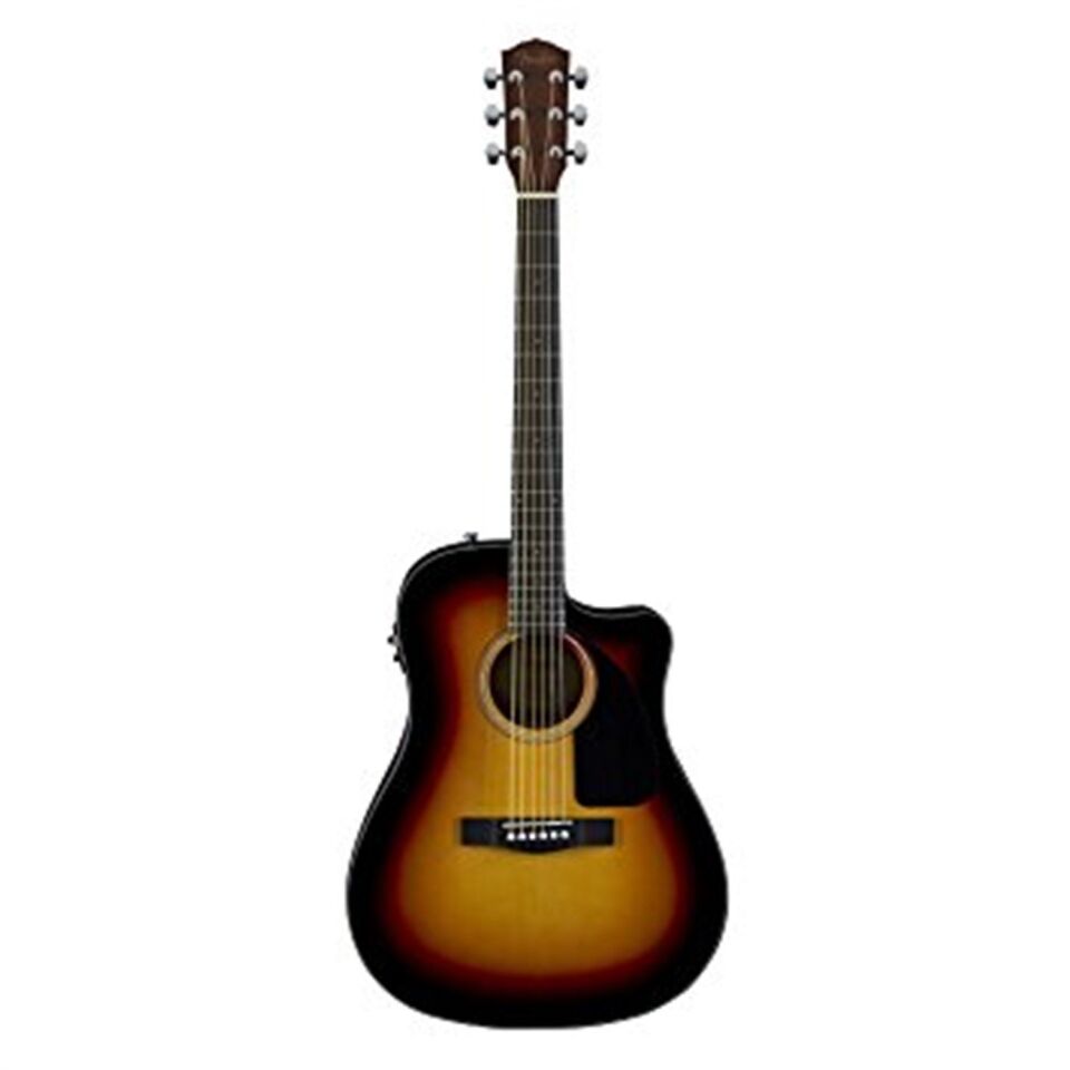 ELEKTRO AKUSTİK GİTAR FENDER CD-60CE SUNBURST CUTAWAY SPRUCE TOP NATO BA
