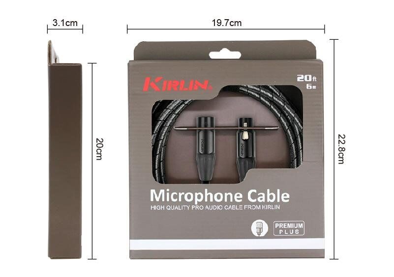 MİKROFON KABLOSU KIRLIN 3M MWB-220 BM