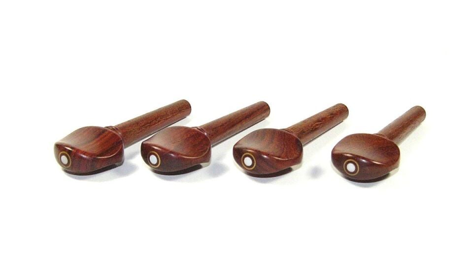 KEMAN KULAĞI PICALDI ROSEWOOD (GÜL AĞACI) SEDEFLİ SET 4/4