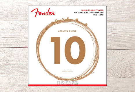 FENDER AKUSTİK GİTAR TELİ 860XL PHOSPHOR BRONZE DURATONE COATED 10-48