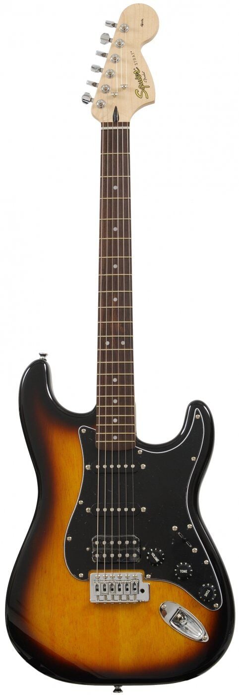 FENDER  SQUIER AFFINITY STRAT ELEKTRO GİTAR HSS FRONTMAN 10G AMFİ SET BLK