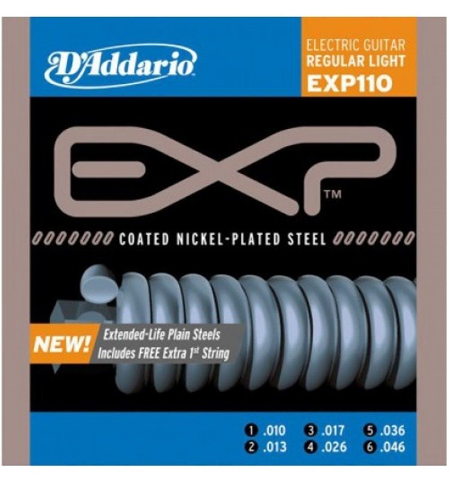ELEKTRO GİTAR TELİ DADDARIO EXP 0,10