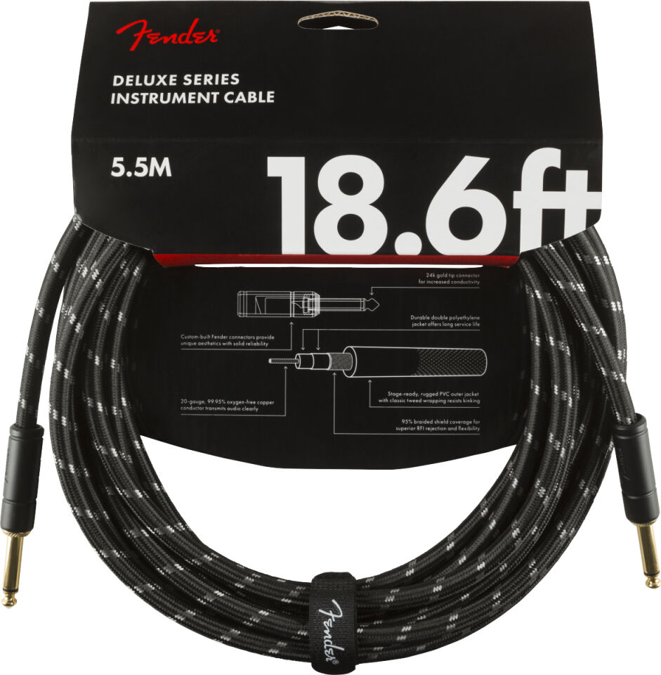 ENSTRÜMAN KABLOSU FENDER FESTIVAL PURE HEMP BRN 3M