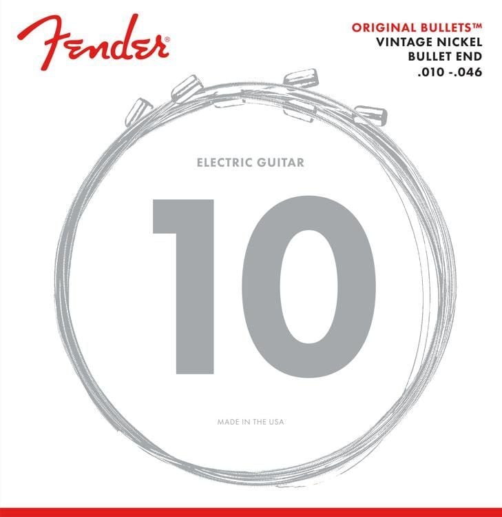FENDER ELEKTRO GİTAR TELİ ORGINAL BULLETS PURE NICKEL 406