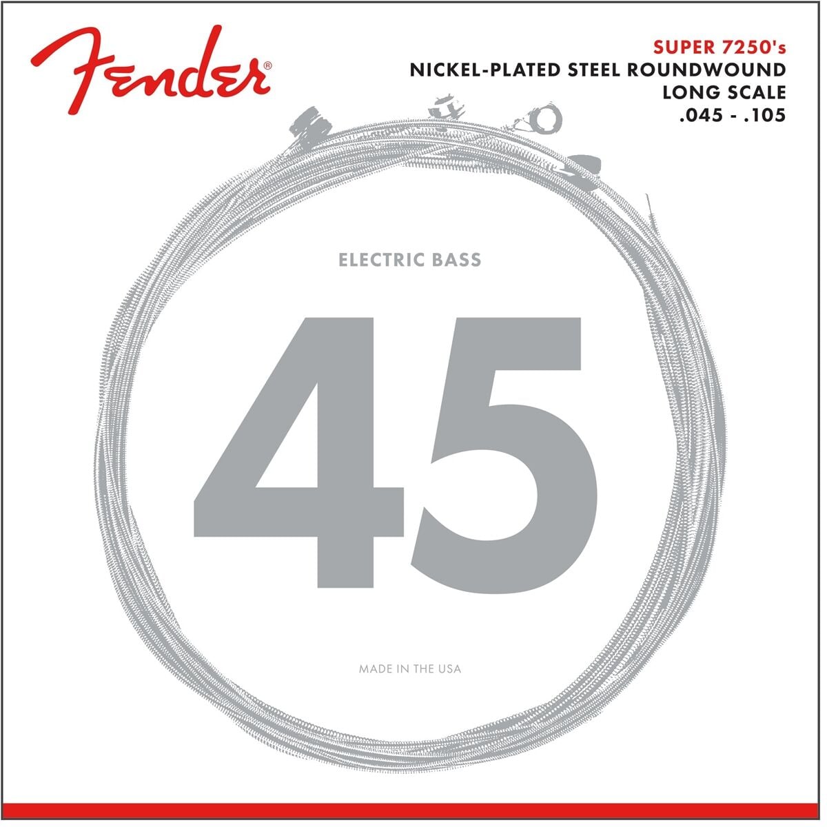 FENDER BASS GİTAR TELİ 7250M NPS 45-105
