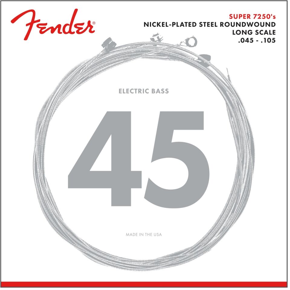FENDER BASS GİTAR TELİ 7250M NPS 45-105
