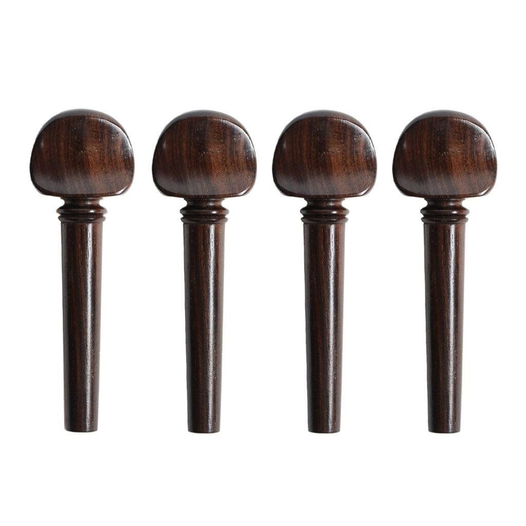 KEMAN KULAĞI PICALDI ROSEWOOD (GÜL AĞACI) DÜZ SET 4/4