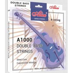 ALICE A1000 CUPRONICKEL STEEL CORE SET (TAKIM) KONTRABASS TELİ ALICE A1000 CUPRONICKEL STEEL CORE SET (TAKIM) KONTRABASS TELİ